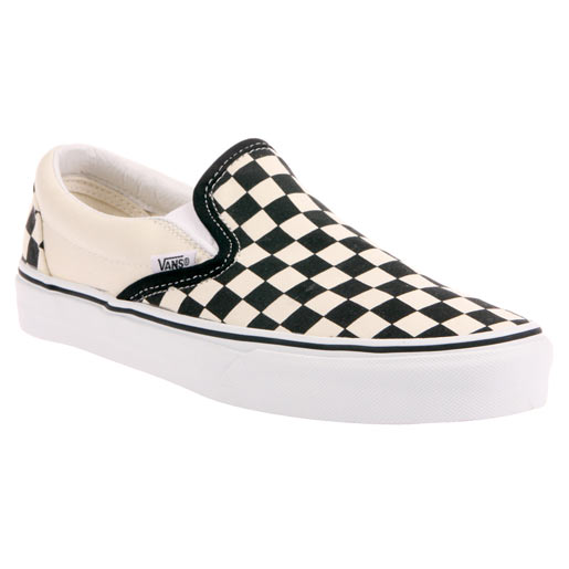 Slip On Vans Classic Slip on black white checker/white 10.0